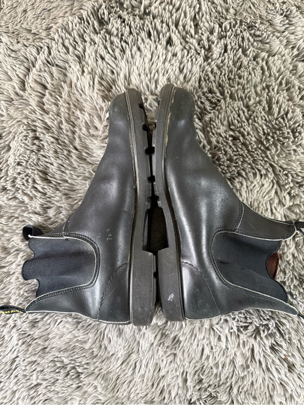 Blundstone Men’s Black Leather Chelsea Boots AU 11 US 12 Pull On